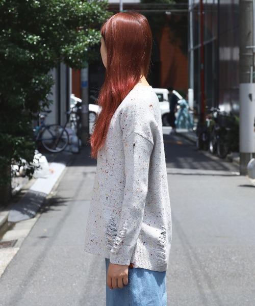 One Tea spoon（ワンティースプーン）の「ONE TEASPOON/ワンティースプーン FISHERMAN SWEATER セーター クラッシュ（ニット/セーター・レディース・グレー・S）」の13枚目の写真