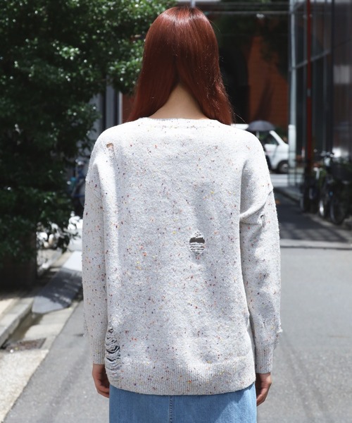 One Tea spoon（ワンティースプーン）の「ONE TEASPOON/ワンティースプーン FISHERMAN SWEATER セーター クラッシュ（ニット/セーター・レディース・グレー・S）」の14枚目の写真