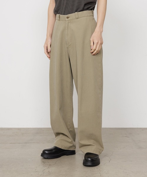 marka（マーカ）の「U.S.ARMY CHINO TROUSERS（チノパンツ・メンズ・ベージュ/ブラック・1/2）」の7枚目の写真