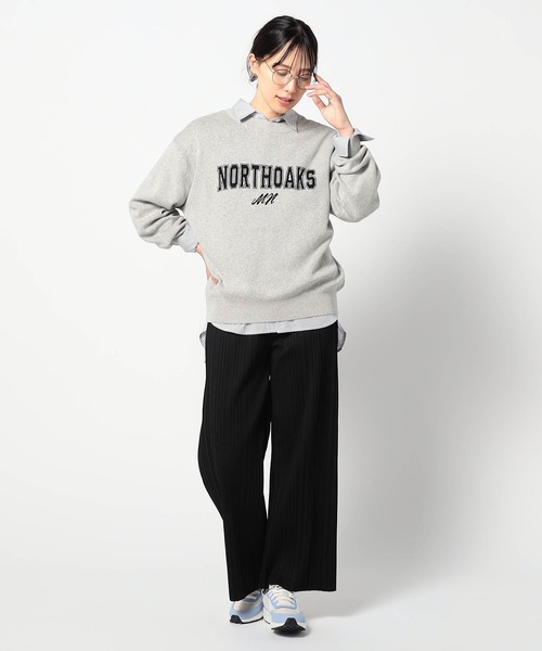 Grand PARK（グランドパーク）の「裏起毛 BOXプリーツパンツ（その他パンツ・レディース・チャコールグレー/ブラック/ベージュ/ブラウン・LARGE/MEDIUM）」の9枚目の写真