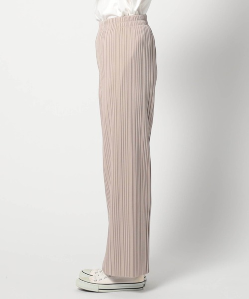 Grand PARK（グランドパーク）の「裏起毛 BOXプリーツパンツ（その他パンツ・レディース・チャコールグレー/ブラック/ベージュ/ブラウン・LARGE/MEDIUM）」の10枚目の写真