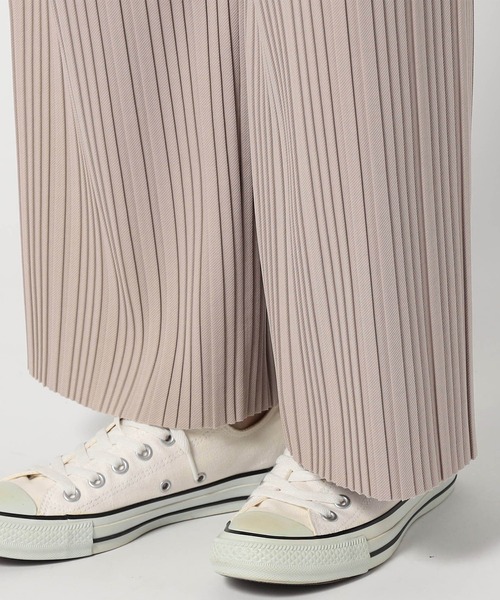 Grand PARK（グランドパーク）の「裏起毛 BOXプリーツパンツ（その他パンツ・レディース・チャコールグレー/ブラック/ベージュ/ブラウン・LARGE/MEDIUM）」の14枚目の写真