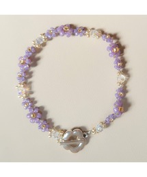 薄紫色 ビーズ ブレスレット Amazon | ブレスレット レディース ブランド ビーズ腕輪 天然石