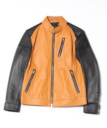 セール】メンズのライダースジャケット（イエロー/黄色系