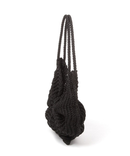 Elura（エルーラ）の「クロッシェリボントート/286760（トートバッグ・レディース・アイボリー/ブラック/ブラウン・ONE SIZE）」の6枚目の写真