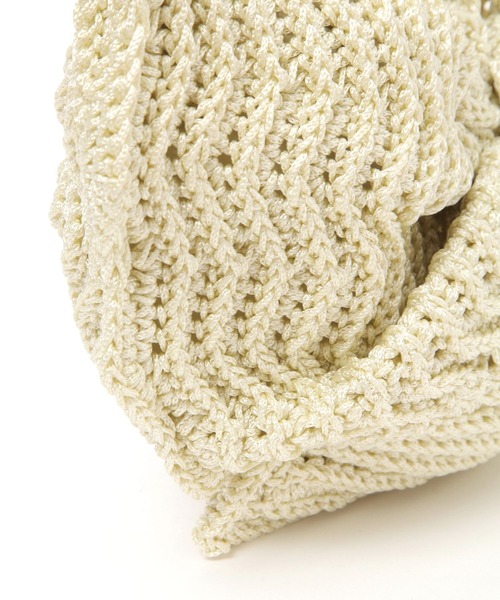 Elura（エルーラ）の「クロッシェリボントート/286760（トートバッグ・レディース・アイボリー/ブラック/ブラウン・ONE SIZE）」の16枚目の写真