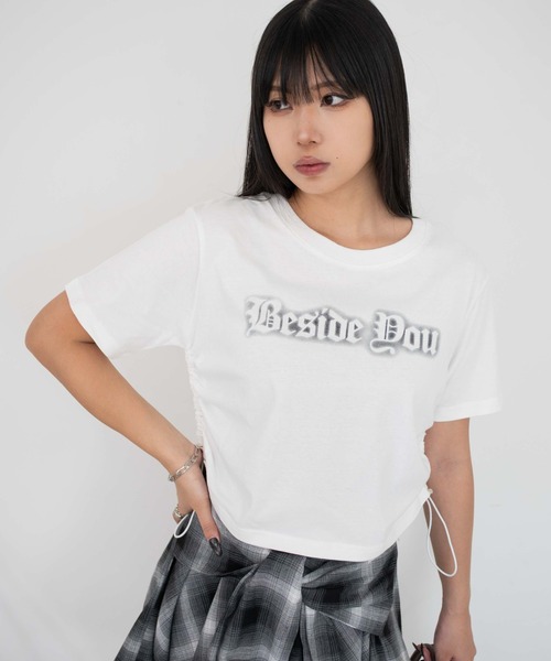 WEGO(ウィゴー)の「WEGO/グラフィックドロストショートT(Tシャツ/カットソー・レディース・その他4/その他7/その他6/その他5/その他3/その他2/その他1/その他8・FREE)」の2枚目の写真