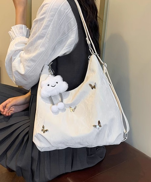 セール】バタフライモチーフ2WAYバッグ（ショルダーバッグ