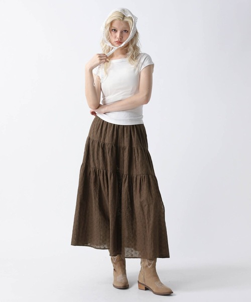 FOREVER 21（フォーエバー トゥエンティーワン）の「【2025SS】マルチＷAYボートネックTシャツ（Tシャツ/カットソー・レディース・ホワイト/カーキブラウン/ブラック・FREE）」の15枚目の写真