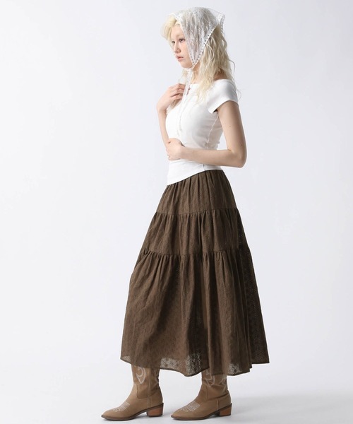 FOREVER 21（フォーエバー トゥエンティーワン）の「【2025SS】マルチＷAYボートネックTシャツ（Tシャツ/カットソー・レディース・ホワイト/カーキブラウン/ブラック・FREE）」の16枚目の写真