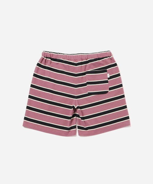 Saturdays NYC(サタデーズ ニューヨークシティ )の「Mesh Border Stripe Shorts(その他パンツ・メンズ・パープル/ライトグリーン・M/S/XL/L)」の13枚目の写真