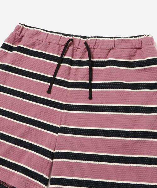 Saturdays NYC(サタデーズ ニューヨークシティ )の「Mesh Border Stripe Shorts(その他パンツ・メンズ・パープル/ライトグリーン・M/S/XL/L)」の14枚目の写真