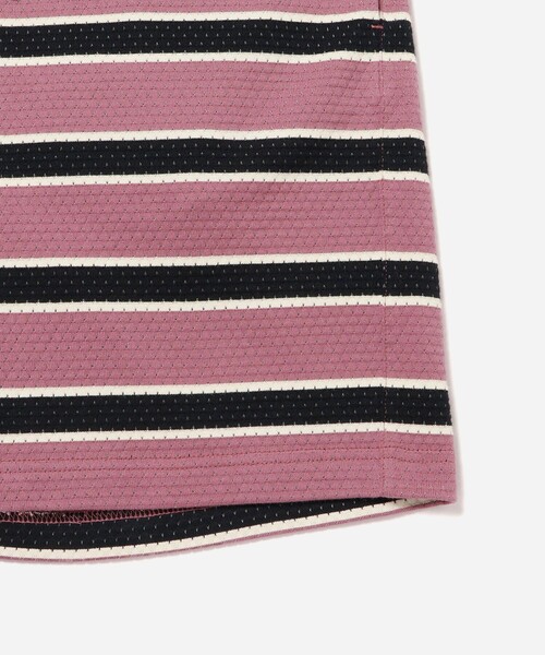 Saturdays NYC(サタデーズ ニューヨークシティ )の「Mesh Border Stripe Shorts(その他パンツ・メンズ・パープル/ライトグリーン・M/S/XL/L)」の18枚目の写真