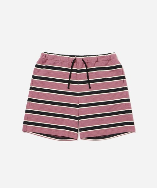 Saturdays NYC(サタデーズ ニューヨークシティ )の「Mesh Border Stripe Shorts(その他パンツ・メンズ・パープル/ライトグリーン・M/S/XL/L)」の22枚目の写真