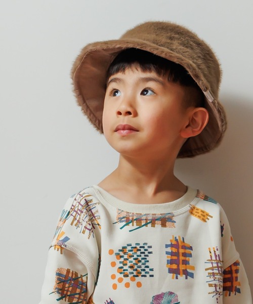 MAKE YOUR DAY（メイクユアデイ）の「リバーシブルバケットハット（ハット・キッズ・ブラウン/ベージュ/ブラック・54/52/50/56）」の11枚目の写真