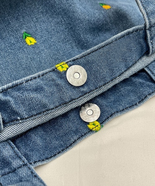 ReRe(リリ)の「フラワー刺繍デニムトートバック(トートバッグ・レディース・ブラック/ライトブルー/ダークブルー・FREE)」の7枚目の写真
