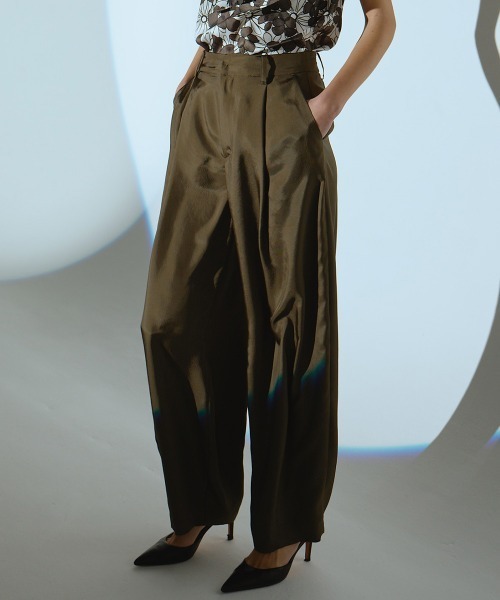 Sov.(ソブ)の「セシェルツイルパンツ(その他パンツ・レディース・カーキ・38)」の1枚目の写真