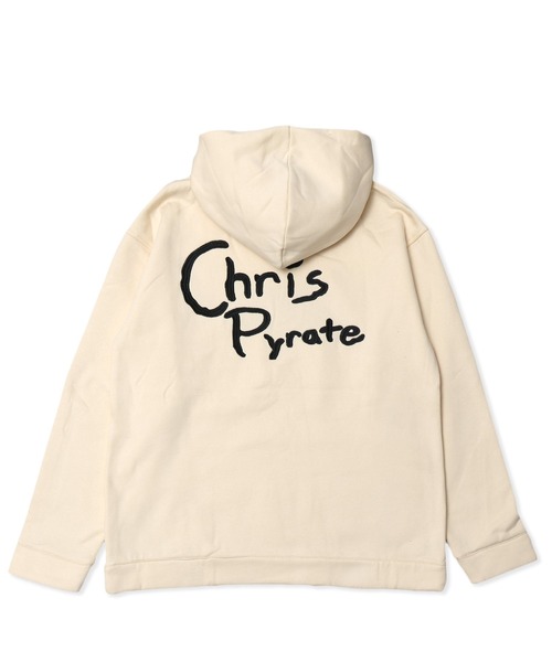 Chris Pyrate(クリスパイレート )の「CHRIS PYRATE TOKYO LIMITED EDITION EMBROIDERED BOX LOGO HOODIE(パーカー・メンズ・ブラウン系/ベージュ/パープル・XS/S/M/L)」の11枚目の写真