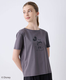 Mickey Mouse/モチーフTシャツ【接触冷感】