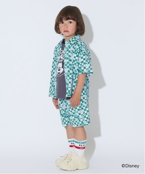 b・ROOM（ビールーム）の「【Disney】【セットアップ可】総柄シャツ（シャツ/ブラウス・キッズ・ブルーグリーン/ブラック/ベージュ系その他・110cm/140cm/150cm/130cm/120cm/100cm）」の13枚目の写真