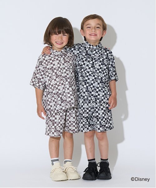 b・ROOM（ビールーム）の「【Disney】【セットアップ可】総柄シャツ（シャツ/ブラウス・キッズ・ブルーグリーン/ブラック/ベージュ系その他・110cm/140cm/150cm/130cm/120cm/100cm）」の17枚目の写真