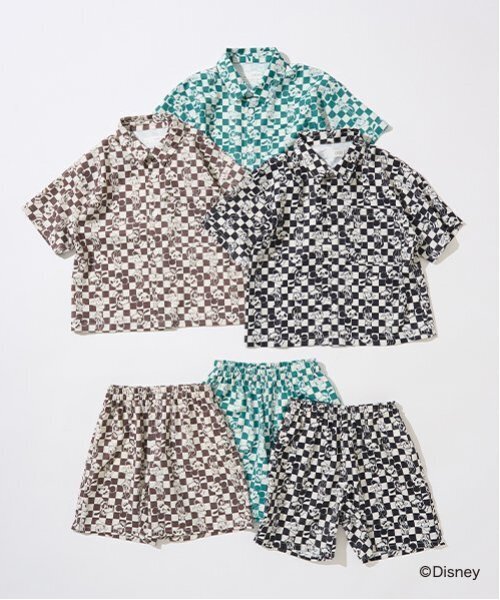 b・ROOM（ビールーム）の「【Disney】【セットアップ可】総柄シャツ（シャツ/ブラウス・キッズ・ブルーグリーン/ブラック/ベージュ系その他・110cm/140cm/150cm/130cm/120cm/100cm）」の19枚目の写真