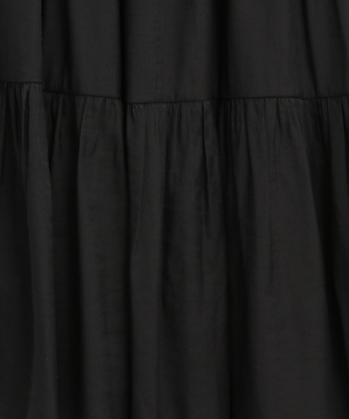 Andemiu（アンデミュウ）の「ティアードフレアスカート576745（スカート・レディース・ブラック/ホワイト・FREE）」の4枚目の写真