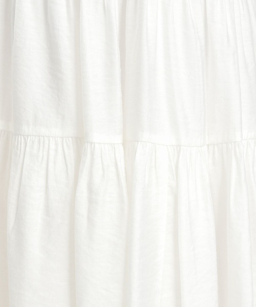 Andemiu（アンデミュウ）の「ティアードフレアスカート576745（スカート・レディース・ブラック/ホワイト・FREE）」の3枚目の写真