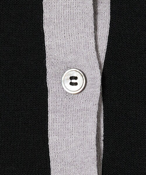 Steven Alan（スティーブンアラン）の「＜Steven Alan＞リンガー ポロニット（ニット/セーター・レディース・グレー/ブラック/ネイビー・FREE）」の8枚目の写真