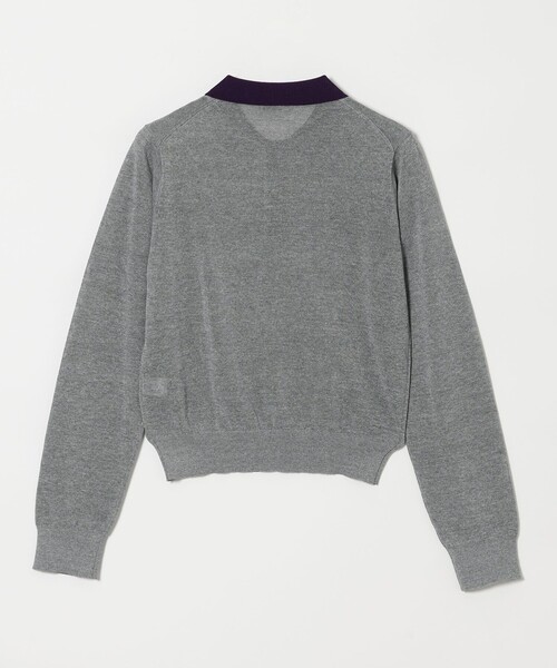 Steven Alan（スティーブンアラン）の「＜Steven Alan＞リンガー ポロニット（ニット/セーター・レディース・グレー/ブラック/ネイビー・FREE）」の10枚目の写真