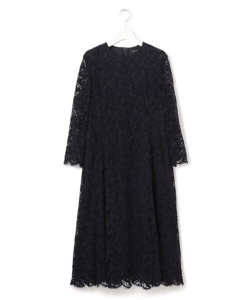 ✴︎美品✴︎【APPLAUDIR】モールラインフラワーレース ドレス セール】【APPLAUDIR】モールラインフラワーレース ドレス（ドレス