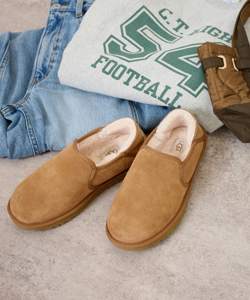 UGG（アグ）の「《追加》【UGG/アグ】M KENTON：ボアシューズ 3010 BLACK/CHESTNUT（ブーツ・レディース・キャメル/ブラック・25cm/24cm/23cm）」の3枚目の写真