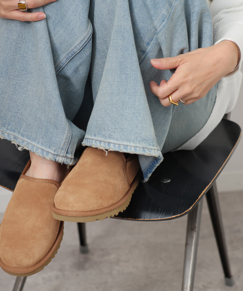 UGG（アグ）の「《追加》【UGG/アグ】M KENTON：ボアシューズ 3010 BLACK/CHESTNUT（ブーツ・レディース・キャメル/ブラック・25cm/24cm/23cm）」の4枚目の写真