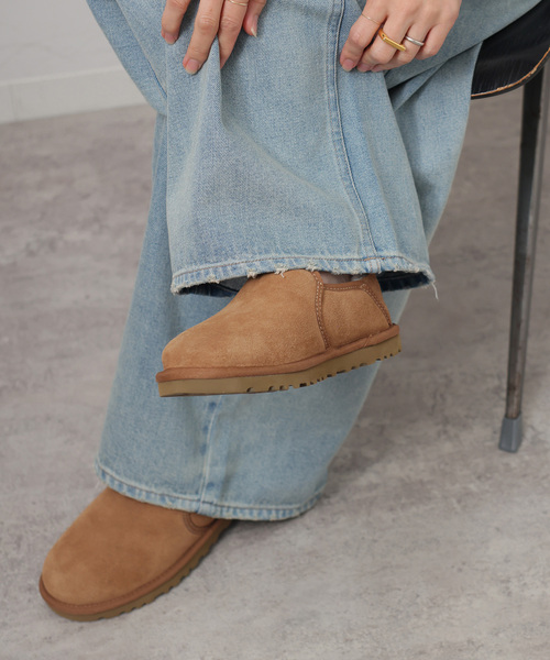 UGG（アグ）の「《追加》【UGG/アグ】M KENTON：ボアシューズ 3010 BLACK/CHESTNUT（ブーツ・レディース・キャメル/ブラック・25cm/24cm/23cm）」の5枚目の写真