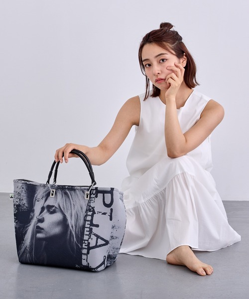 FUNALIVE(ファンアライブ)の「play-b 3way メッシュ ハンドバッグ M Size(ハンドバッグ・メンズ・カーキ/ホワイト系1/グレー系その他/ホワイト系2/ブラック/オフホワイト/グレー/チャコールグレー/ベージュ系1/カーキ系2/グレー系1/ベージュ/カーキ系1・FREE)」の21枚目の写真