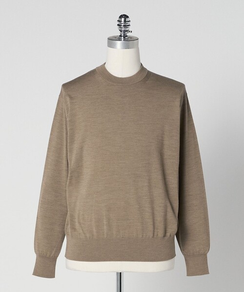 LOEFF＞16ゲージ クルーネック ニット MEN'S（ニット/セーター