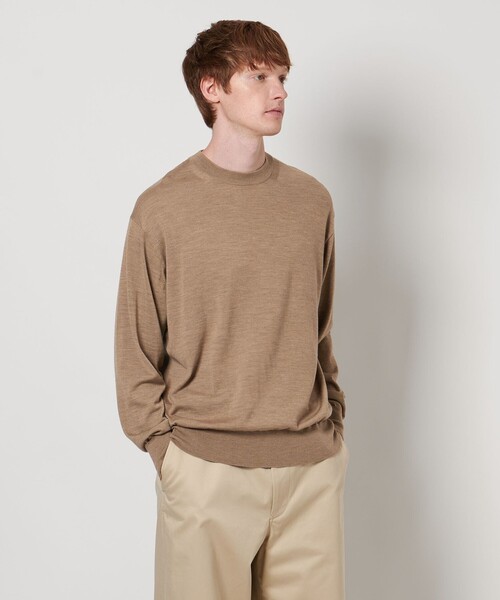 LOEFF＞16ゲージ クルーネック ニット MEN'S（ニット/セーター