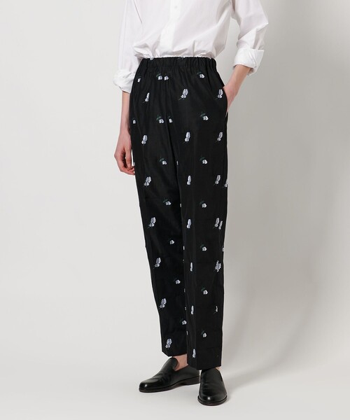 LOEFF ロエフ レモン ジャガード パンツ　1 Mサイズ LOEFF＞レモン ジャガード パンツ（その他パンツ）｜LOEFF