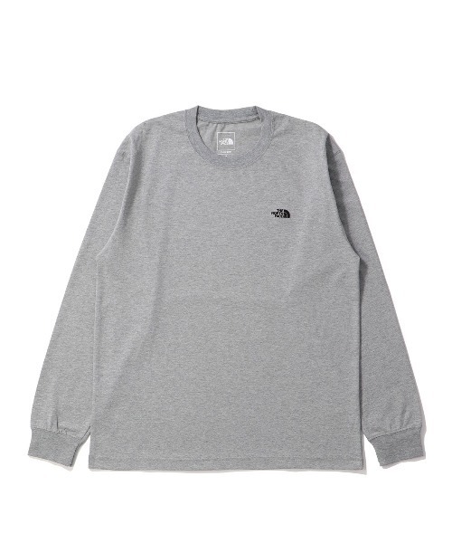 THE NORTH FACE(ザノースフェイス)の「THE NORTH FACE L/S FD Nuptse Cotton Tee ロングスリーブフラッシュドライヌプシコットンティー(メンズ)(Tシャツ/カットソー・メンズ・グレー系その他/ブラック/グレー/ホワイト・MEDIUM/SMALL/X-LARGE/LARGE)」の4枚目の写真