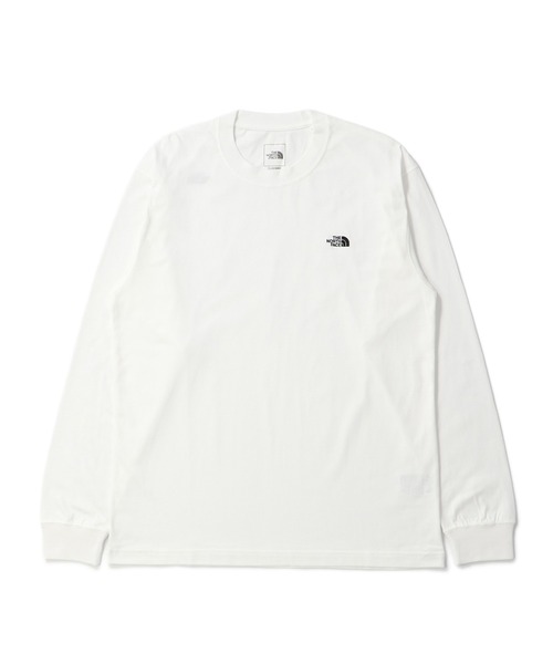 THE NORTH FACE(ザノースフェイス)の「THE NORTH FACE L/S FD Nuptse Cotton Tee ロングスリーブフラッシュドライヌプシコットンティー(メンズ)(Tシャツ/カットソー・メンズ・グレー系その他/ブラック/グレー/ホワイト・MEDIUM/SMALL/X-LARGE/LARGE)」の2枚目の写真