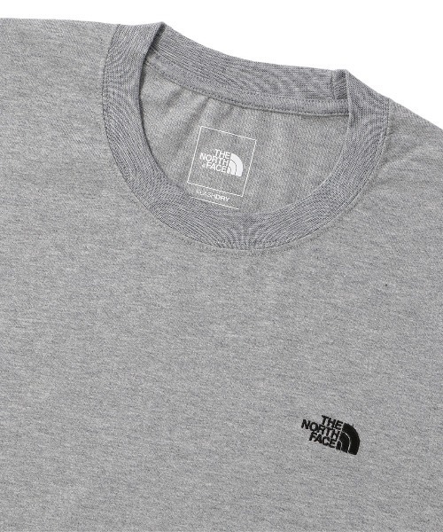 THE NORTH FACE（ザノースフェイス）の「THE NORTH FACE L/S FD Nuptse Cotton Tee ロングスリーブフラッシュドライヌプシコットンティー（メンズ）（Tシャツ/カットソー・メンズ・グレー系その他/ブラック/グレー/ホワイト・MEDIUM/SMALL/X-LARGE/LARGE）」の7枚目の写真