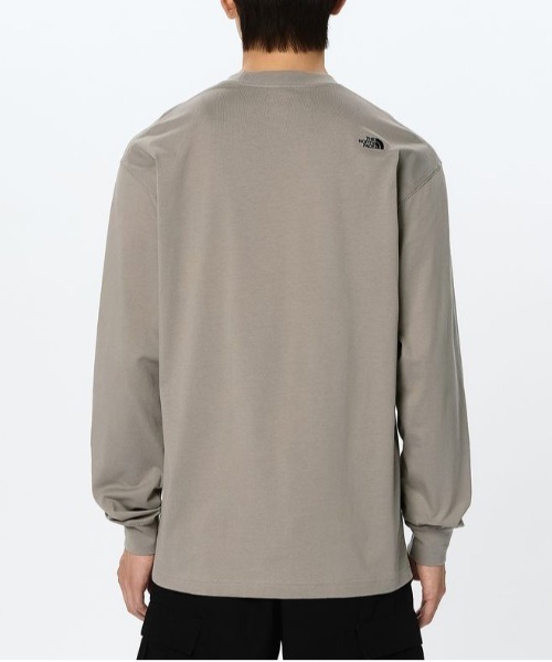 THE NORTH FACE（ザノースフェイス）の「THE NORTH FACE L/S FD Nuptse Cotton Tee ロングスリーブフラッシュドライヌプシコットンティー（メンズ）（Tシャツ/カットソー・メンズ・グレー系その他/ブラック/グレー/ホワイト・MEDIUM/SMALL/X-LARGE/LARGE）」の14枚目の写真