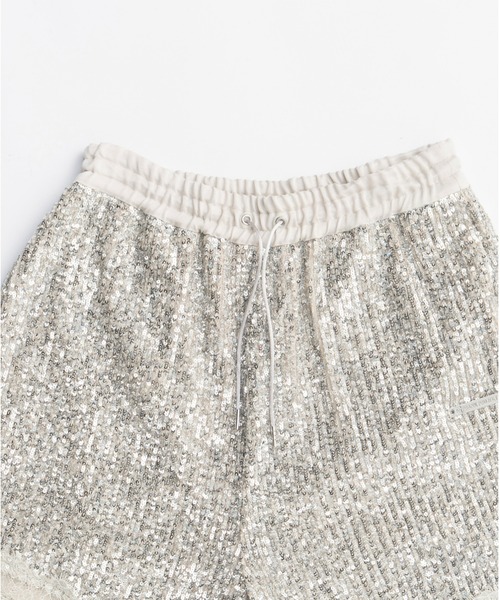 PRANK PROJECT Spangle Short Pants シルバー スパンコールショートパンツ / Spangle Short Pants（その他パンツ