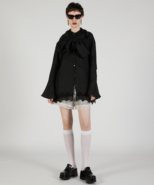 PRANK PROJECT スパンコールレースショートパンツ PRANK PROJECT(プランク プロジェクト)｜スパンコールレース