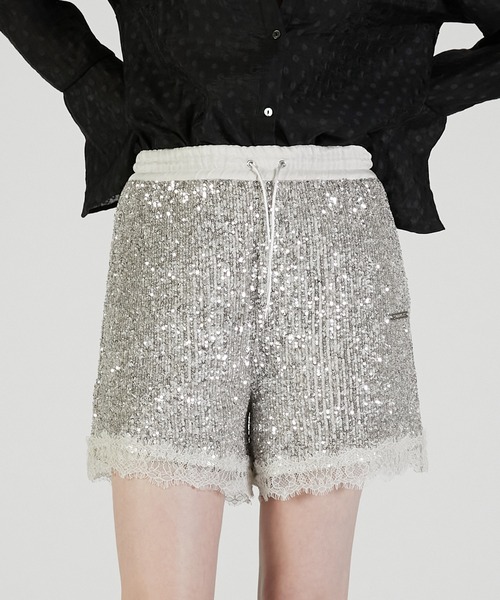 PRANK PROJECT（プランクプロジェクト）の「スパンコールショートパンツ / Spangle Short Pants（その他パンツ・レディース・シルバー/ブラック・FREE）」の11枚目の写真