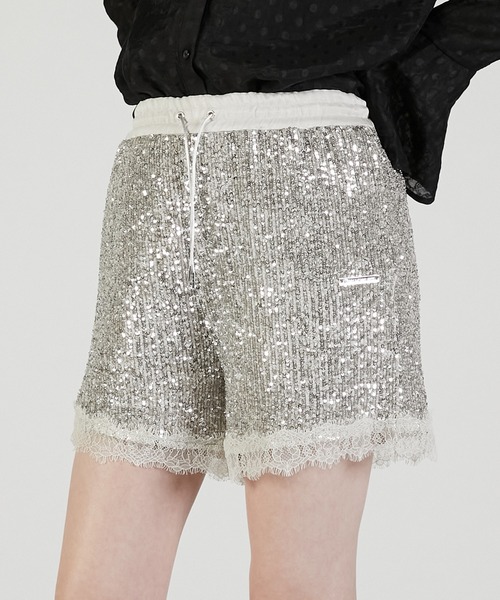 PRANK PROJECT（プランクプロジェクト）の「スパンコールショートパンツ / Spangle Short Pants（その他パンツ・レディース・シルバー/ブラック・FREE）」の12枚目の写真