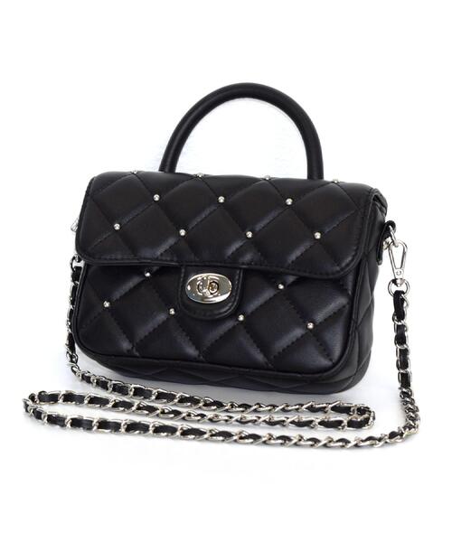 DRESSTERIOR（ドレステリア）の「キルテッドショルダーバッグ（ショルダーバッグ・レディース・ワインレッド/ベージュ/ブラック・00）」の6枚目の写真