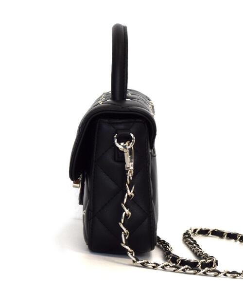 DRESSTERIOR（ドレステリア）の「キルテッドショルダーバッグ（ショルダーバッグ・レディース・ワインレッド/ベージュ/ブラック・00）」の7枚目の写真