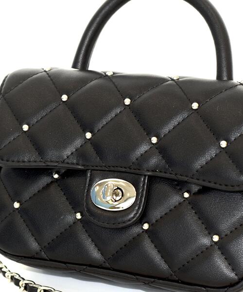 DRESSTERIOR（ドレステリア）の「キルテッドショルダーバッグ（ショルダーバッグ・レディース・ワインレッド/ベージュ/ブラック・00）」の9枚目の写真