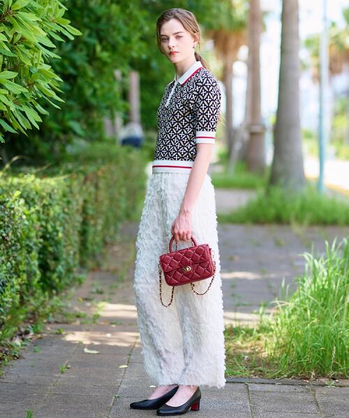 DRESSTERIOR（ドレステリア）の「キルテッドショルダーバッグ（ショルダーバッグ・レディース・ワインレッド/ベージュ/ブラック・00）」の17枚目の写真